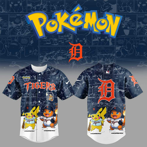 Detroit Tigers x Pokémon GO Jersey