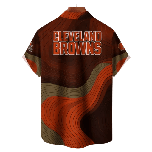 Cleveland Browns NFL Eternal Ripple Hawaiian Shirt - Welcome to 2 Aloha