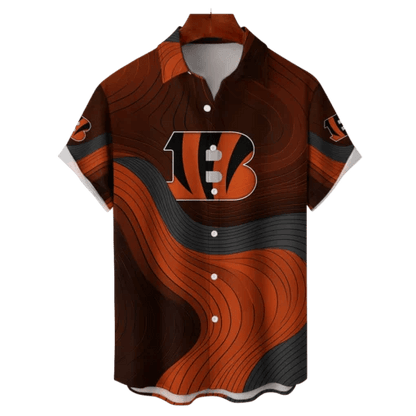 Cincinnati Bengals NFL Eternal Ripple Hawaiian Shirt - Welcome to 2 Aloha