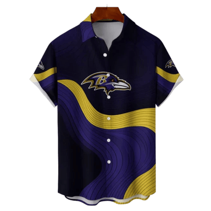 Baltimore Ravens NFL Eternal Ripple Hawaiian Shirt - Welcome to 2 Aloha