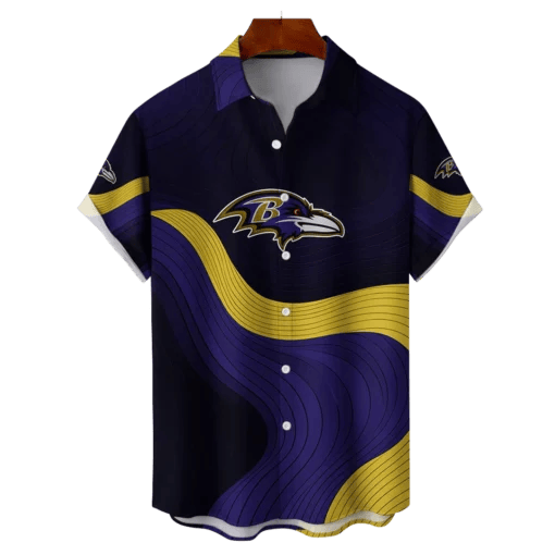 Baltimore Ravens NFL Eternal Ripple Hawaiian Shirt - Welcome to 2 Aloha