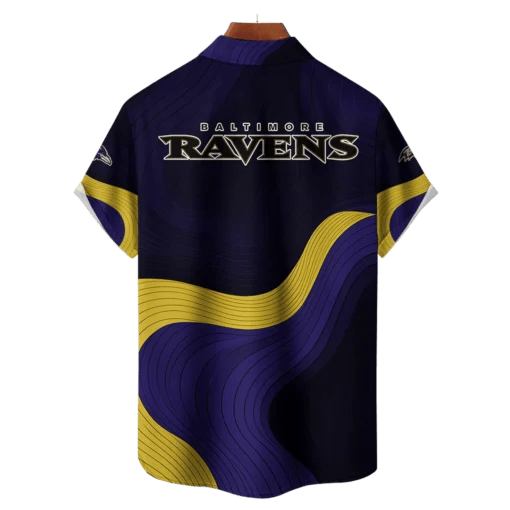 Baltimore Ravens NFL Eternal Ripple Hawaiian Shirt - Welcome to 2 Aloha