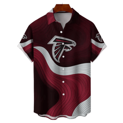 Atlanta Falcons NFL Eternal Ripple Hawaiian Shirt - Welcome to 2 Aloha