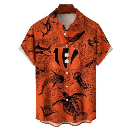 Cincinnati Bengals NFL Celestial Oceans Hawaiian Shirt - Welcome to 2 Aloha