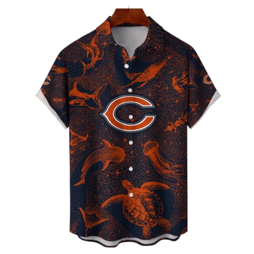 Chicago Bears NFL Celestial Oceans Hawaiian Shirt - Welcome to 2 Aloha