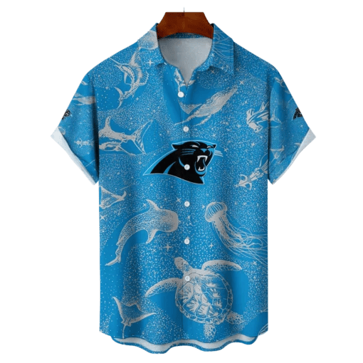 Carolina Panthers NFL Celestial Oceans Hawaiian Shirt - Welcome to 2 Aloha
