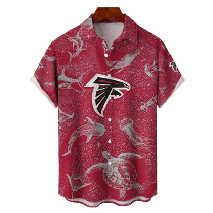 Atlanta Falcons NFL Celestial Oceans Hawaiian Shirt - Welcome to 2 Aloha