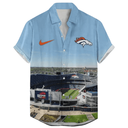Denver Broncos Empower Field at Mile High Day Time ‘Home Stadium’ Custom Hawaiian NFL - Welcome to 2 Aloha