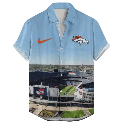 Denver Broncos Empower Field at Mile High Day Time ‘Home Stadium’ Custom Hawaiian NFL - Welcome to 2 Aloha