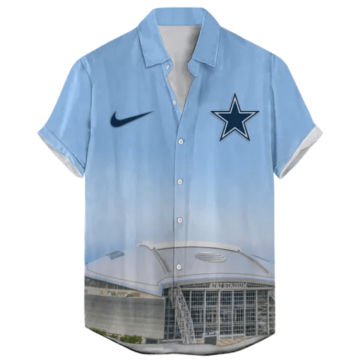 Dallas Cowboys At&T Stadium Day Time Version 2 ‘Home Stadium’ Custom Hawaiian NFL - Welcome to 2 Aloha
