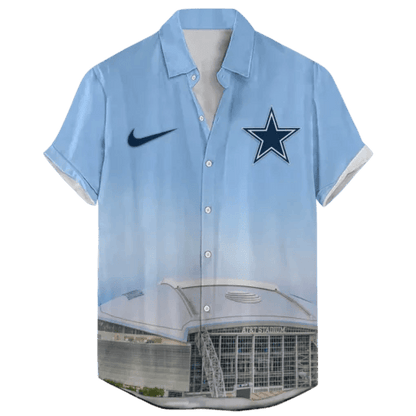 Dallas Cowboys At&T Stadium Day Time Version 2 ‘Home Stadium’ Custom Hawaiian NFL - Welcome to 2 Aloha