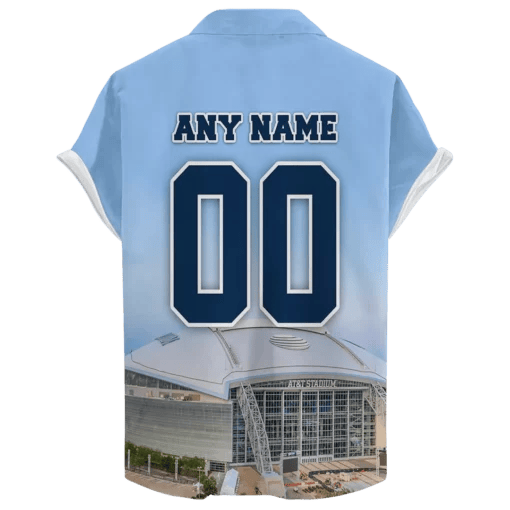 Dallas Cowboys At&T Stadium Day Time Version 2 ‘Home Stadium’ Custom Hawaiian NFL - Welcome to 2 Aloha