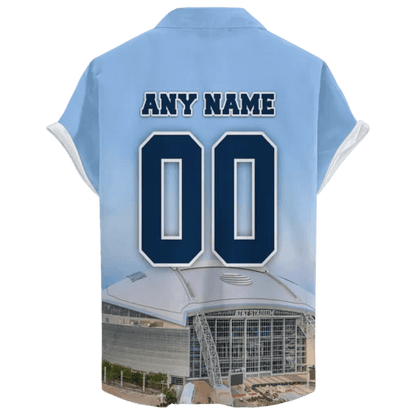 Dallas Cowboys At&T Stadium Day Time Version 2 ‘Home Stadium’ Custom Hawaiian NFL - Welcome to 2 Aloha