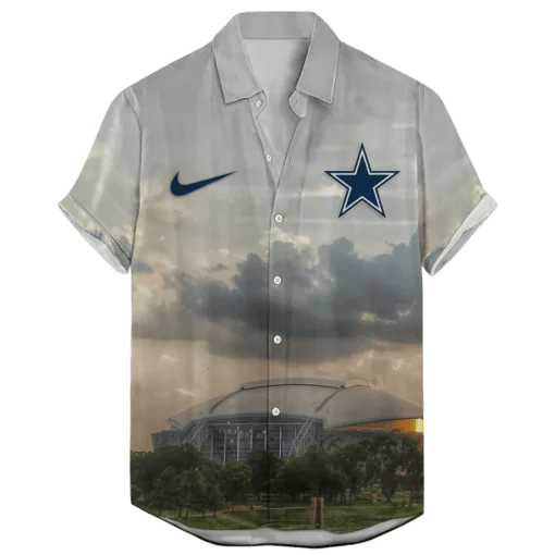 Dallas Cowboys At&T Stadium Day Time ‘Home Stadium’ Custom Hawaiian NFL - Welcome to 2 Aloha