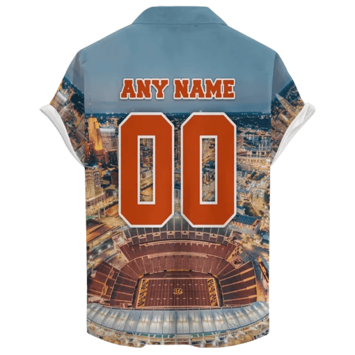 Cincinnati Bengals Paycor Stadium Night Time Version 2 ‘Home Stadium’ Custom Hawaiian NFL - Welcome to 2 Aloha