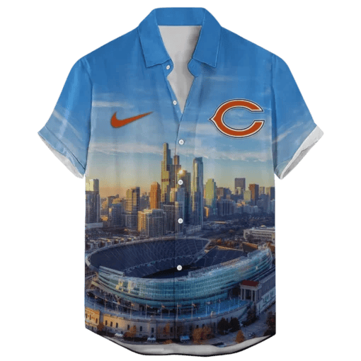 Chicago Bears Soldier Field Day Time ‘Home Stadium’ Custom Hawaiian NFL - Welcome to 2 Aloha