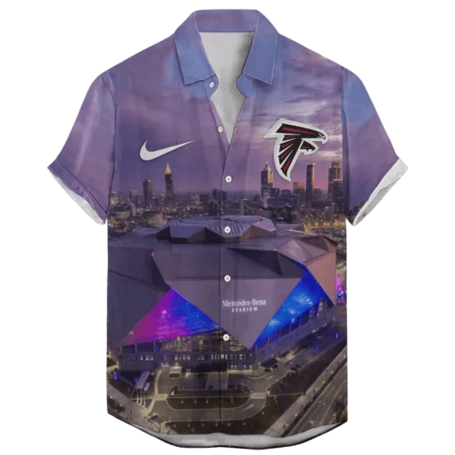Atlanta Falcons  Stadium Sunset Version 2 ‘Home Stadium’ Custom Hawaiian NFL - Welcome to 2 Aloha