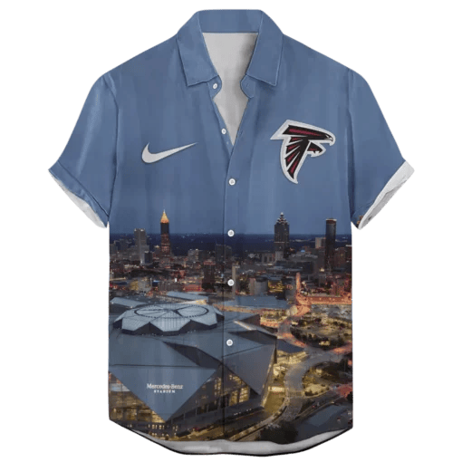 Atlanta Falcons  Stadium Night Time Version 2 ‘Home Stadium’ Custom Hawaiian NFL - Welcome to 2 Aloha