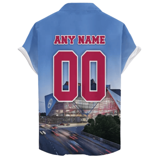 Atlanta Falcons  Stadium Night Time ‘Home Stadium’ Custom Hawaiian NFL - Welcome to 2 Aloha