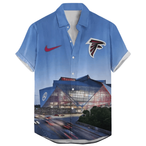 Atlanta Falcons  Stadium Night Time ‘Home Stadium’ Custom Hawaiian NFL - Welcome to 2 Aloha