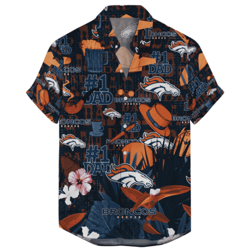 Denver Broncos Hawaiian Father’s Day For Dad Grandpa Version 2 NFL - Welcome to 2 Aloha