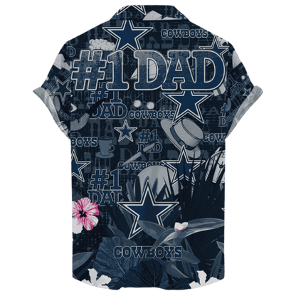 Dallas Cowboys Hawaiian Father’s Day For Dad Grandpa Version 2 NFL - Welcome to 2 Aloha