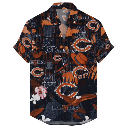 Chicago Bears Hawaiian Father’s Day For Dad Grandpa Version 2 NFL - Welcome to 2 Aloha