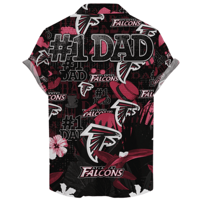 Atlanta Falcons Hawaiian Father’s Day For Dad Grandpa Version 2 NFL - Welcome to 2 Aloha