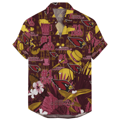 Arizona Cardinals Hawaiian Father’s Day For Dad Grandpa Version 2 NFL - Welcome to 2 Aloha