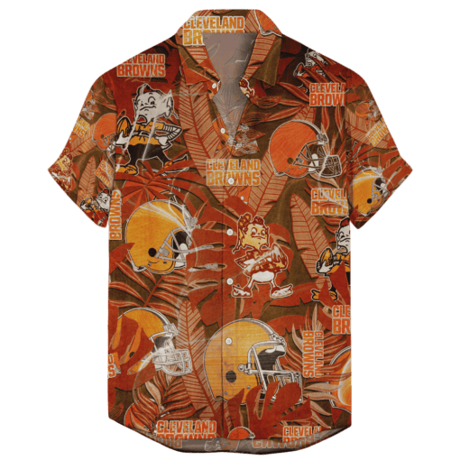 Cleveland Browns Hawaiian Retro “Logo Revolutions” NFL - Welcome to 2 Aloha