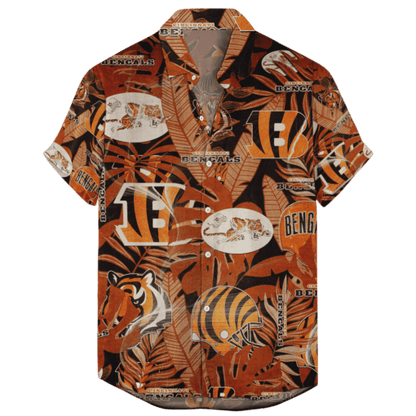 Cincinnati Bengals Hawaiian Retro “Logo Revolutions” NFL - Welcome to 2 Aloha
