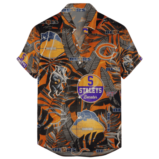 Chicago Bears Hawaiian Retro “Logo Revolutions” NFL - Welcome to 2 Aloha