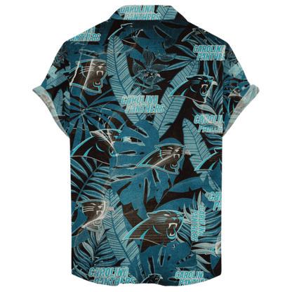 Carolina Panthers Hawaiian Retro “Logo Revolutions” NFL - Welcome to 2 Aloha