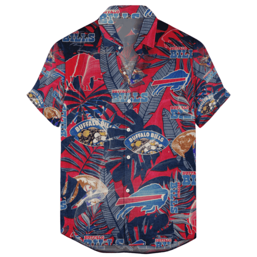 Buffalo Bills Hawaiian Retro “Logo Revolutions” NFL - Welcome to 2 Aloha