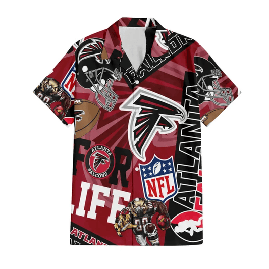 Atlanta Falcons For Life Hawaiian Shirt - Welcome to 2 Aloha