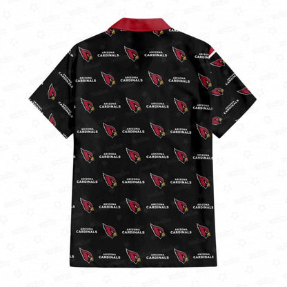 Arizona Cardinals Seamless Logo Hawaiian Shirt - Welcome to 2 Aloha