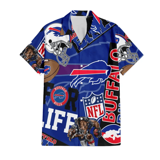 Buffalo Bills For Life Hawaiian Shirt - Welcome to 2 Aloha