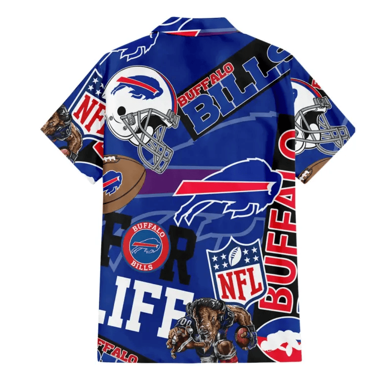Buffalo Bills For Life Hawaiian Shirt - Welcome to 2 Aloha