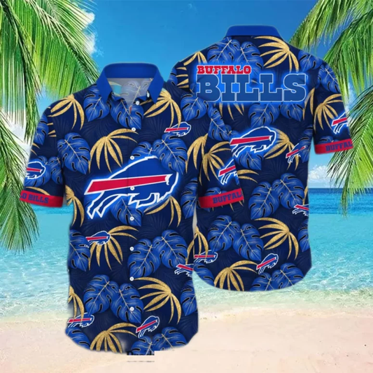 Buffalo Bills Tropical Foliage Hawaiian Shirt - Welcome to 2 Aloha