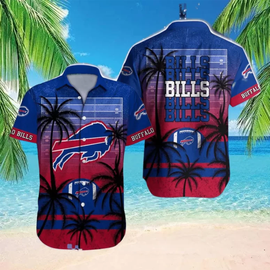 Buffalo Bills Tropical Field Hawaiian Shirt - Welcome to 2 Aloha