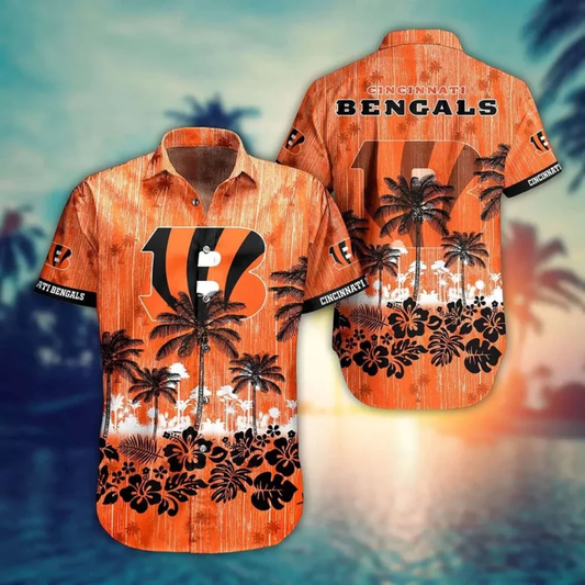 Cincinnati Bengals Tropical Luau Hawaiian Shirt - Welcome to 2 Aloha
