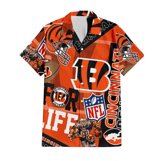 Cincinnati Bengals For Life Hawaiian Shirt - Welcome to 2 Aloha