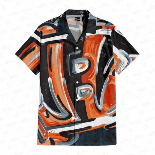 Cincinnati Bengals Oil Painting Art Print Hawaiian Shirt - Welcome to 2 Aloha