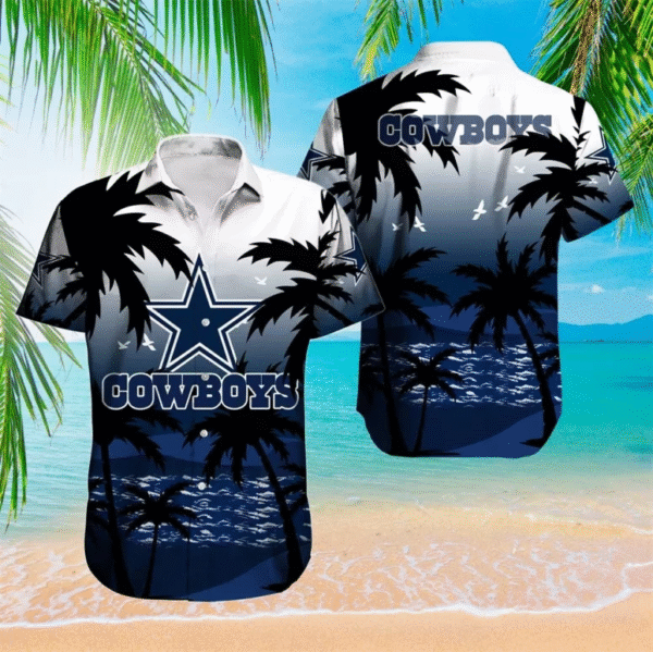 Dallas Cowboys Ocean Breeze Hawaiian Shirt - Welcome to 2 Aloha