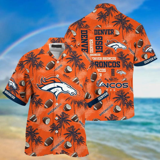 Denver Broncos Island Game Day Hawaiian Shirt - Welcome to 2 Aloha