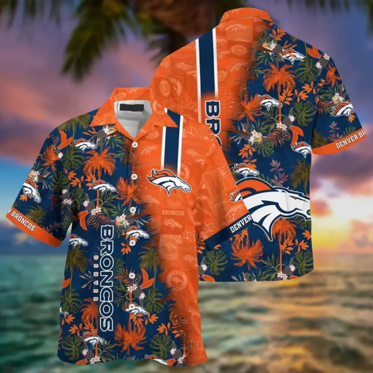 Denver Broncos Island Breeze Hawaiian Shirt - Welcome to 2 Aloha