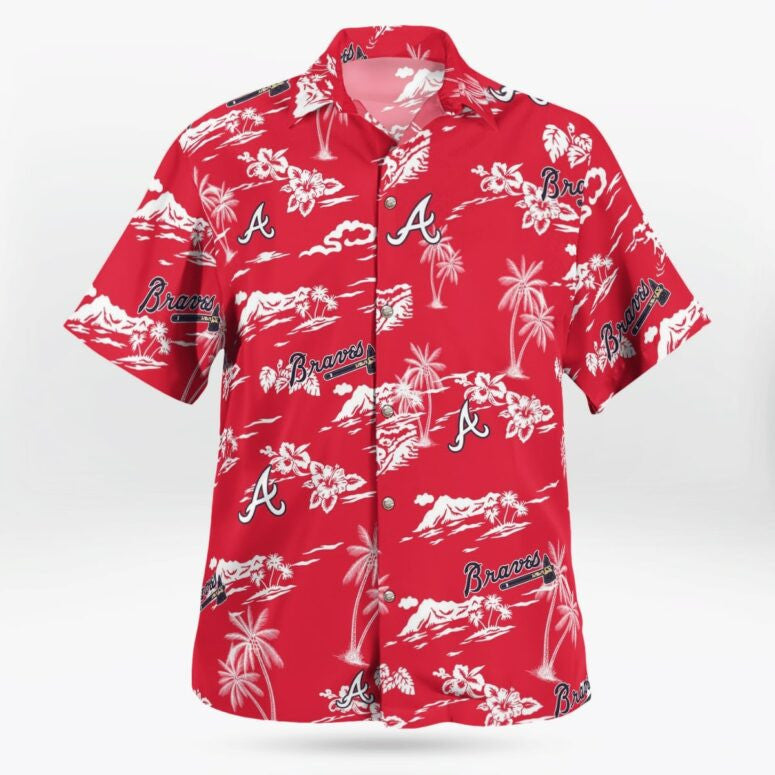 Atlanta Braves Island Escape Hawaiian Shirt - Welcome to 2 Aloha