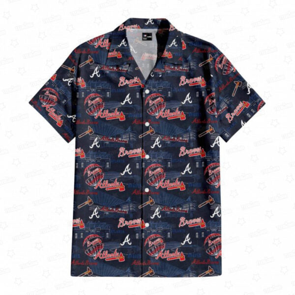 Atlanta Braves Truist Park Hawaiian Shirt - Welcome to 2 Aloha
