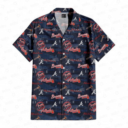 Atlanta Braves Truist Park Hawaiian Shirt - Welcome to 2 Aloha
