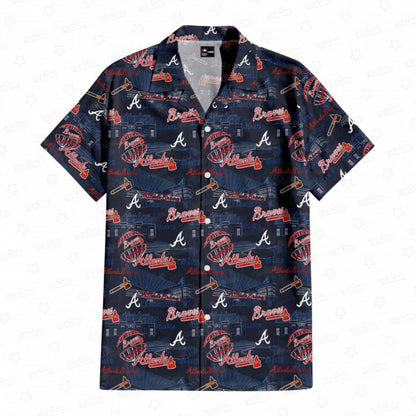 Atlanta Braves Truist Park Hawaiian Shirt - Welcome to 2 Aloha